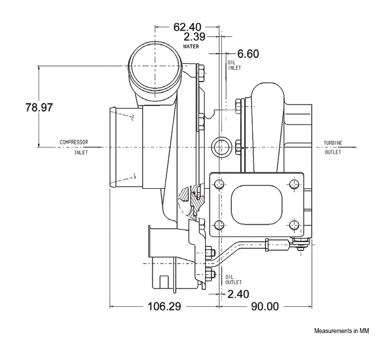 Шариковая турбина Garrett GT2860