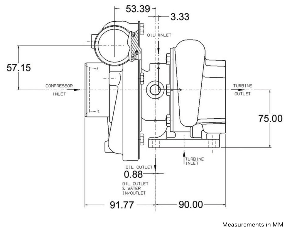 Шариковая турбина по технологии Garrett GT3071R